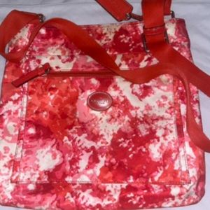 Orange coach cross body